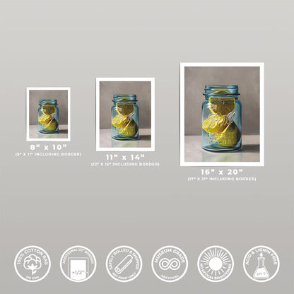 Jar of Lemons • Fine Art Print