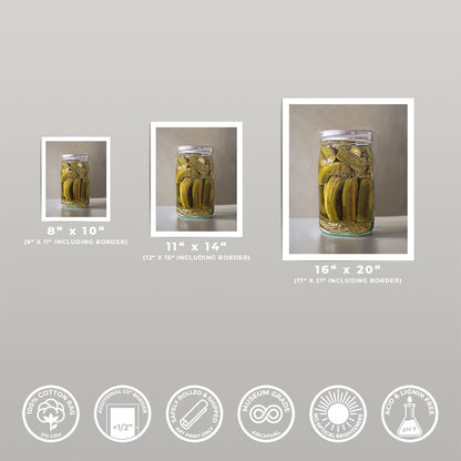 Homemade Pickles • Fine Art Print