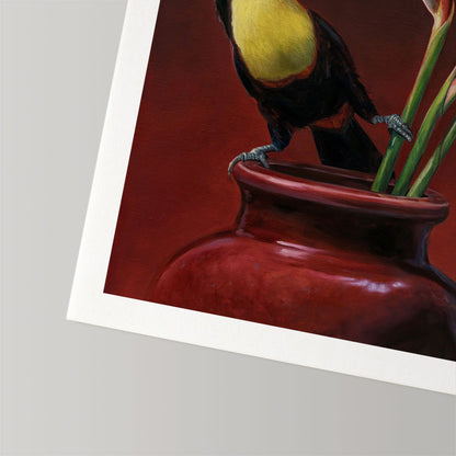 Keel-billed Toucan & Bird of Paradise • Fine Art Print