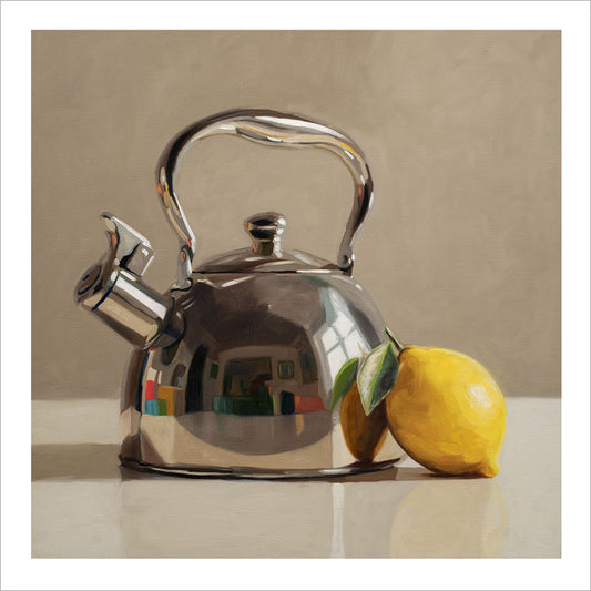 Tea Kettle & Lemon • Fine Art Print