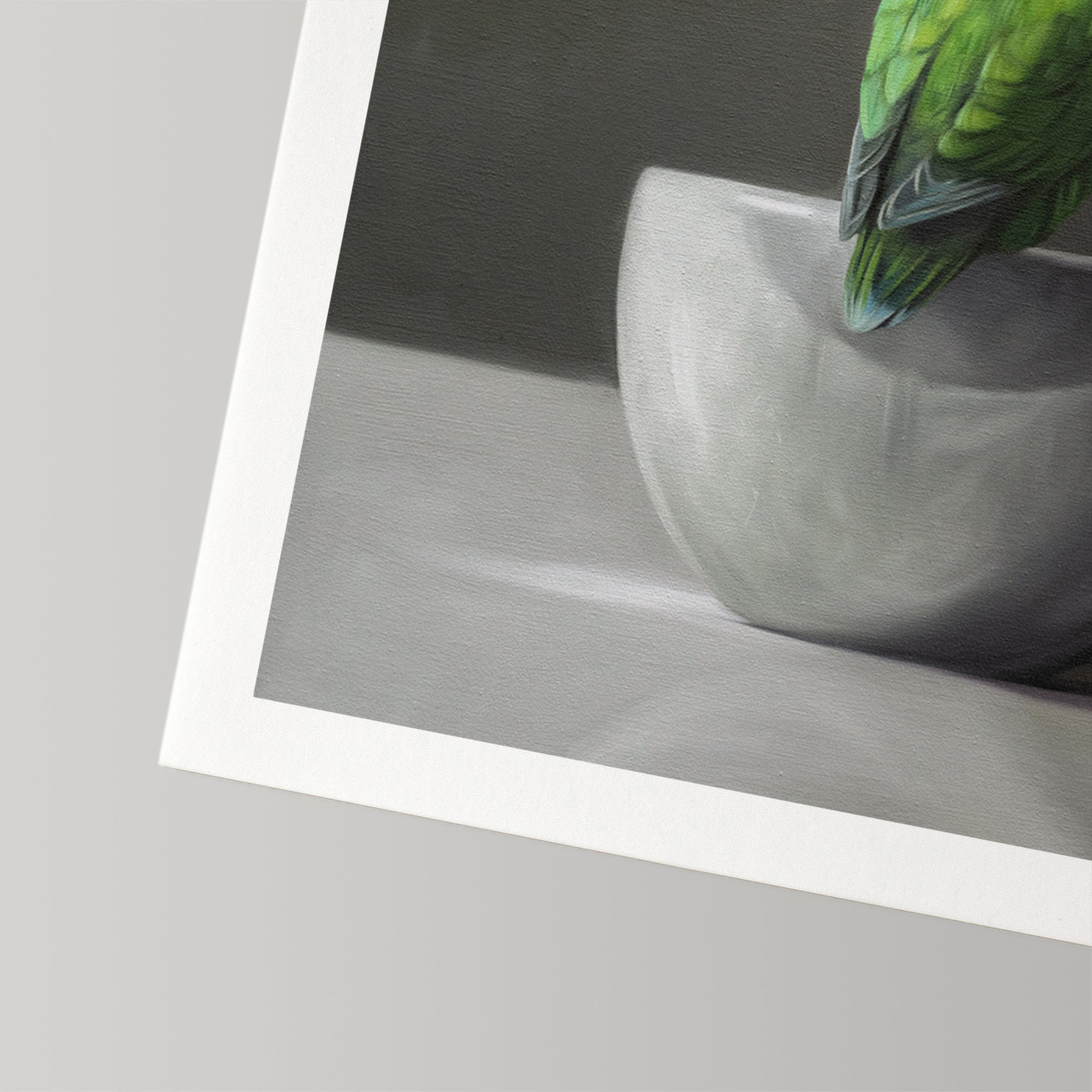Lovebirds & Porcelain Cup | Fine Art Print | Lauren Pretorius